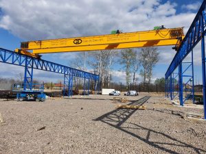 Kétfőtartós híddaruk, futódaruk