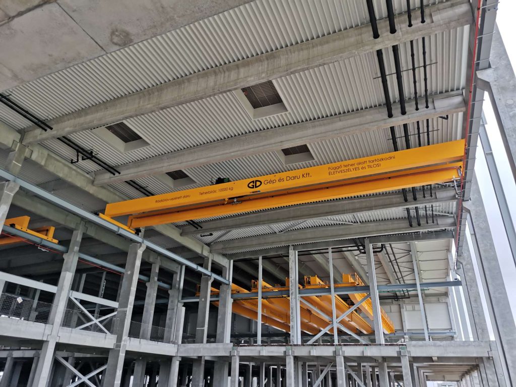 Double Girder Overhead Cranes, Running Cranes